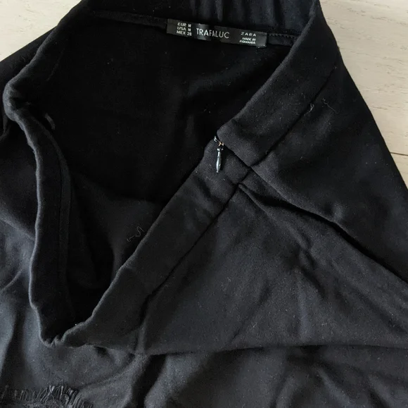 Zara black midi skirt - Picture 4 of 5